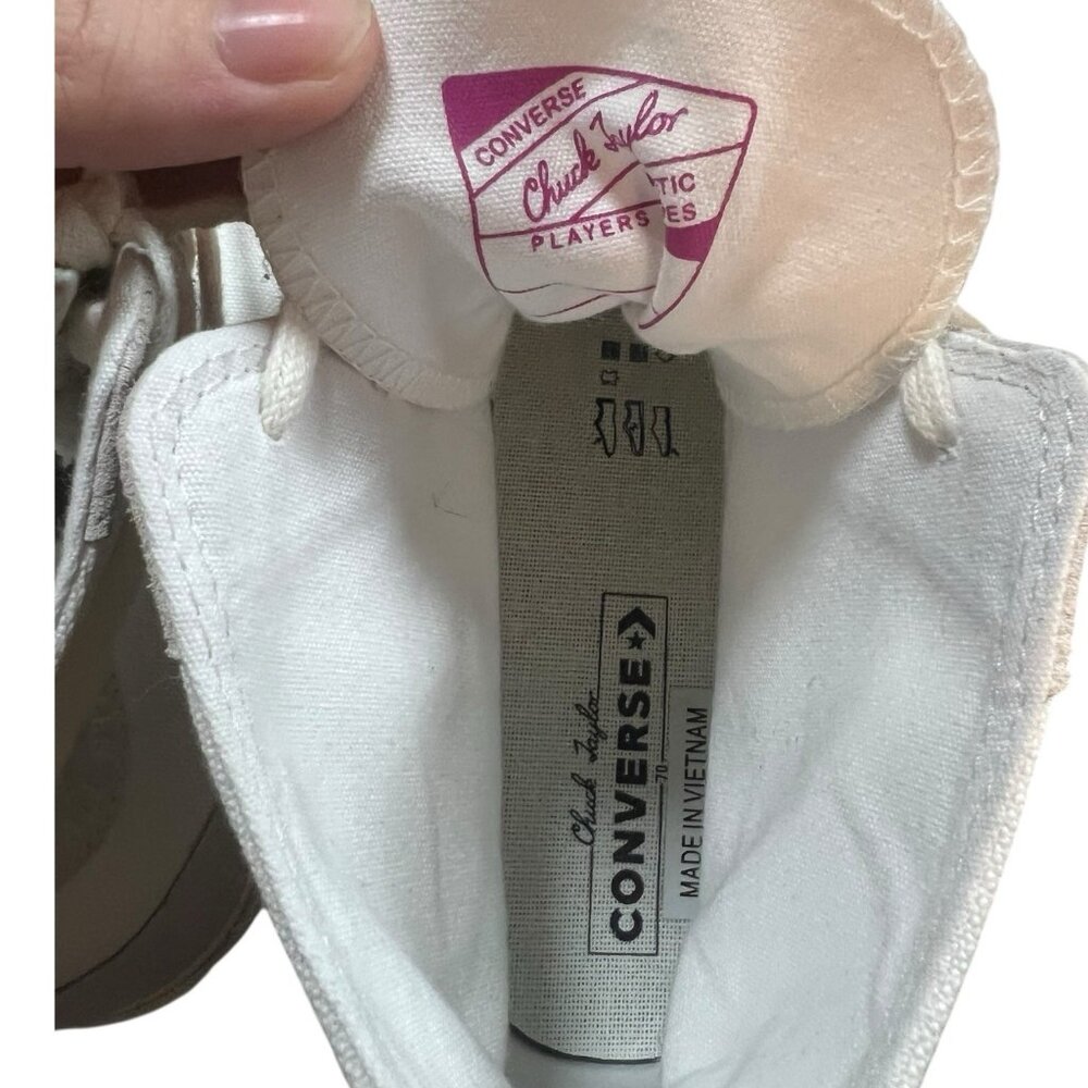 Converse Chuck 70 High Final Club - White Egret Size 10 Men Clean High Top - Picture 5 of 5